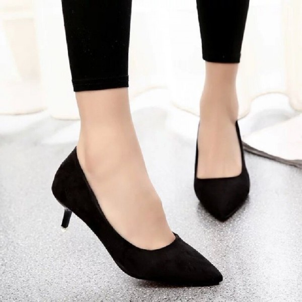 2020 spring and summer new pointed large size high-heeled shoes shallow mouth with women's shoes wedding shoes multicolor OL