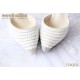 Crystal fringed wristband wedding shoes white pearl bridal shoes pointed fine with wedding photos 2019 summer new sandals women