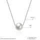 SILVERHOO 925 Sterling Silver Shell Pearl Women Necklaces Elegant Creative Fine Jewelry Wedding Couple Imitation Pearls Pendant